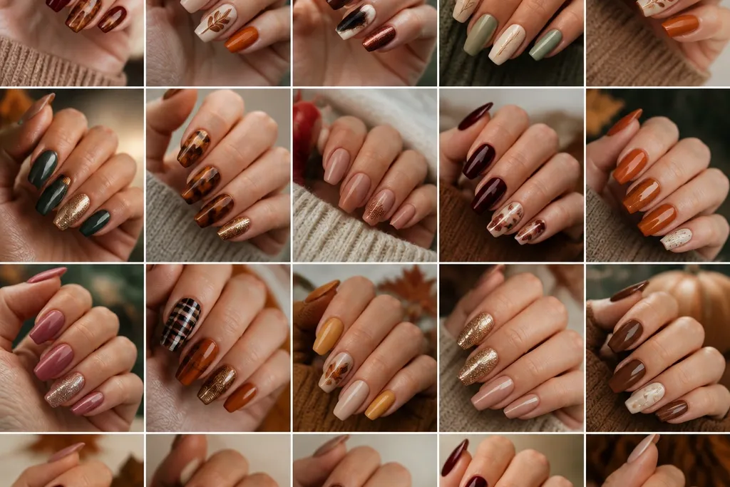 20 Fall Nails Ideas Acrylic Autumn I Tried - Genius