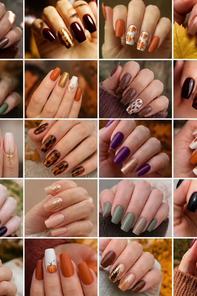 20 Fall Nails Ideas Acrylic Autumn I Tried - Genius