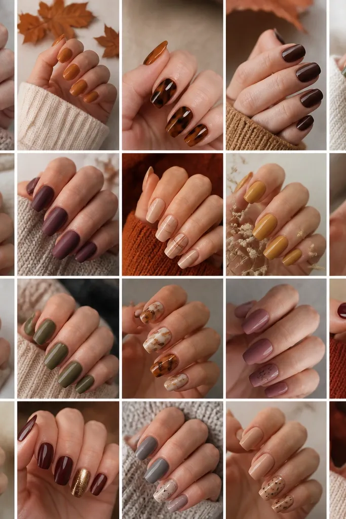 20 Fall Nails Ideas Autumn Simple Looks Easy