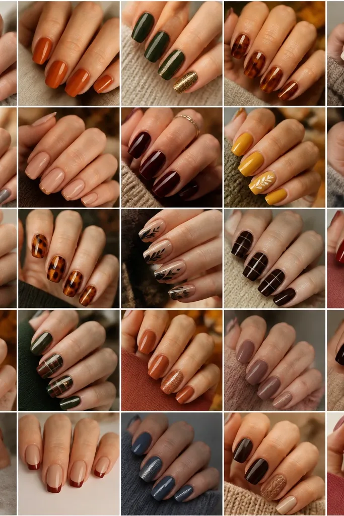 25 Autumn Manicure Fall Nails Ideas That Feel Cozy