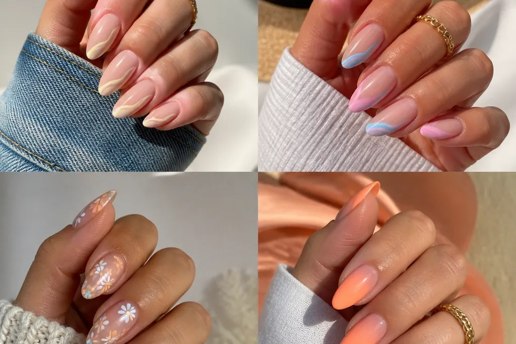 Affordable budget Almond Nails Designs Summer