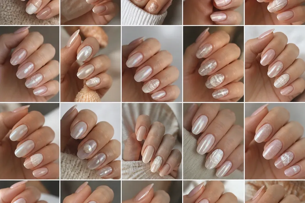 20 Almond Seashell Nails That Look Beautiful