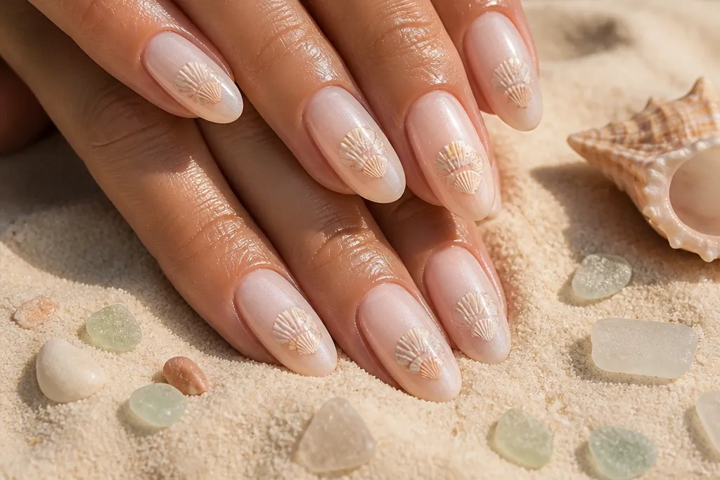 25 Beach Nails Seashell Ideas for a Dreamy Vacation