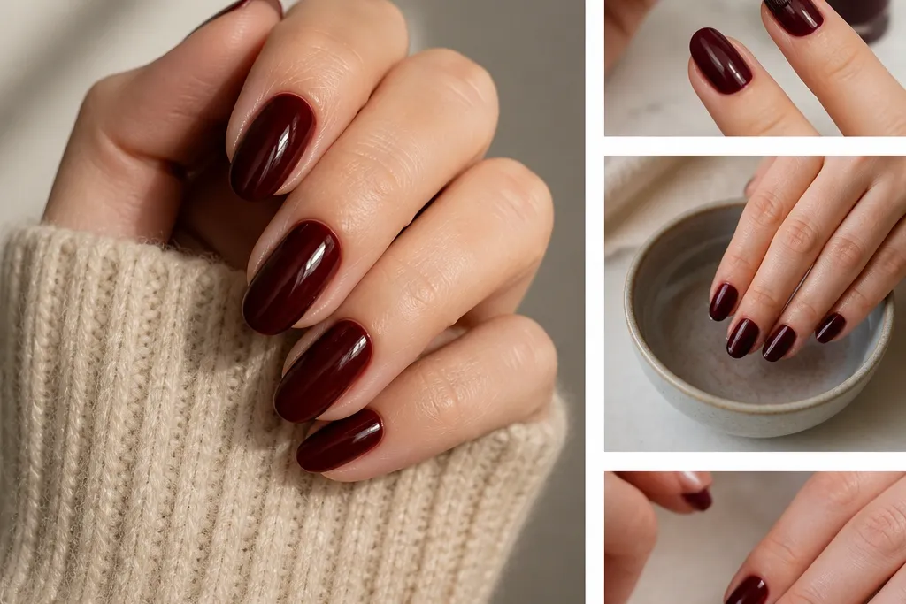 Mistake Proof Tips for Dark Cherry Red Nails