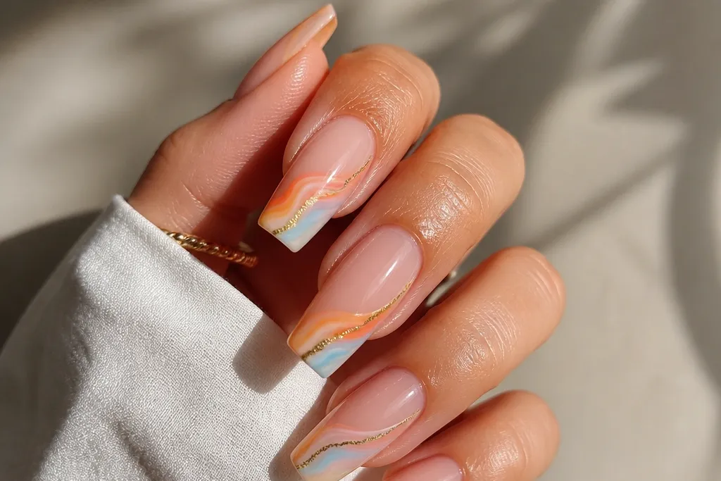 Dramatic Summer Nails Square long looks