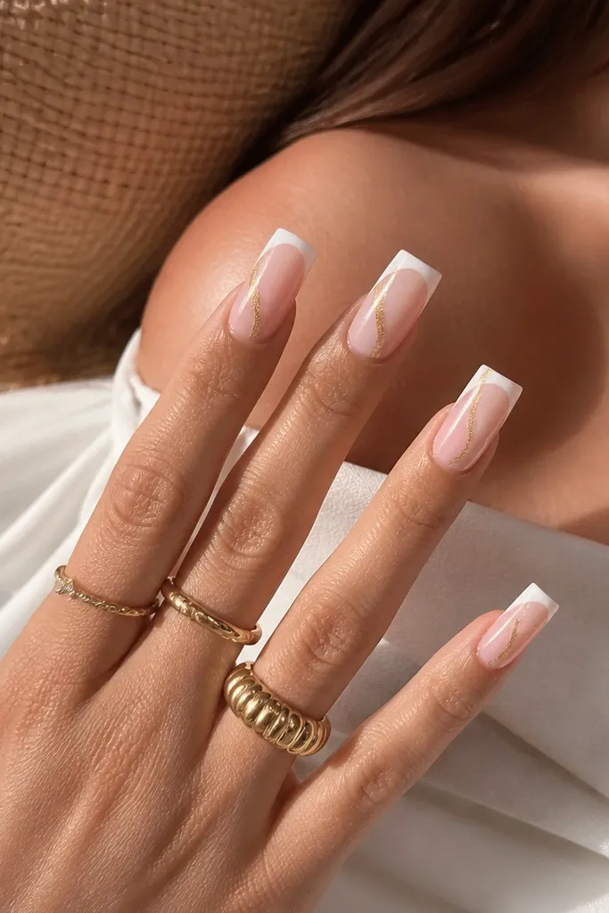 Easy Square Acrylic Nails Summer glam