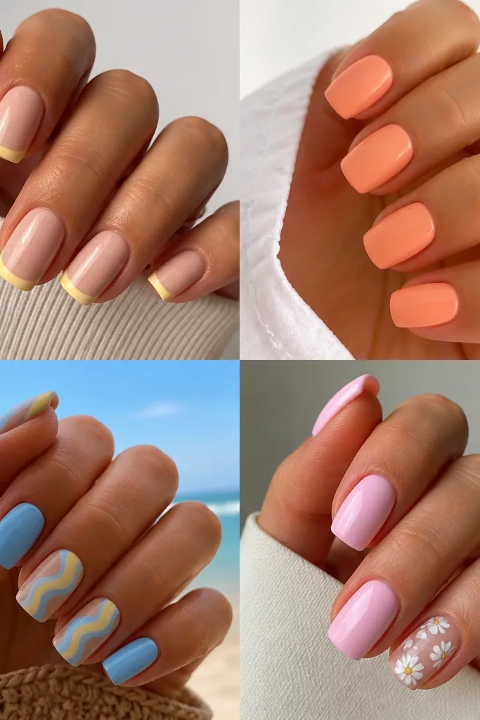 Easy Summer Nails Square ideas to copy fast