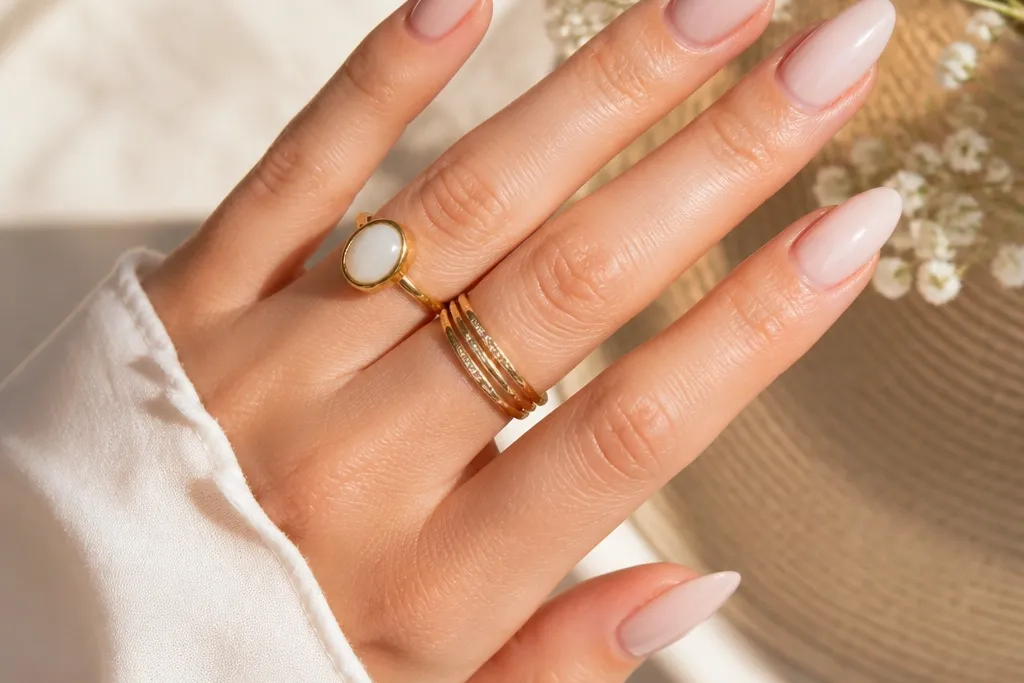 Classy Elegant Almond Nails For Summer