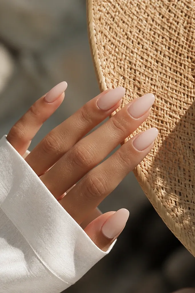 Classy Elegant Almond Nails For Summer