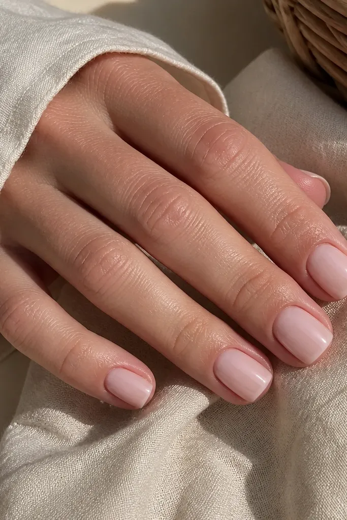 Simple Short Square Nails Summer inspo
