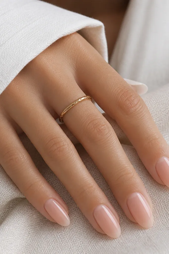Year-round Simple Summer Nails Almond