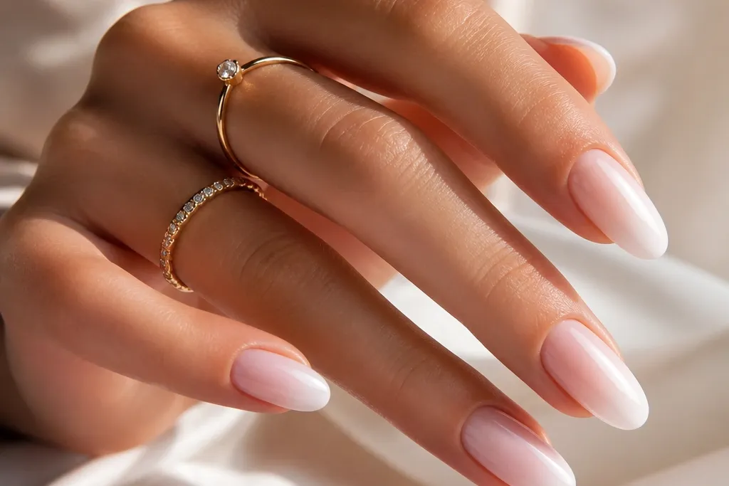 Luxury high end Summer Acrylic Nails Almond gel